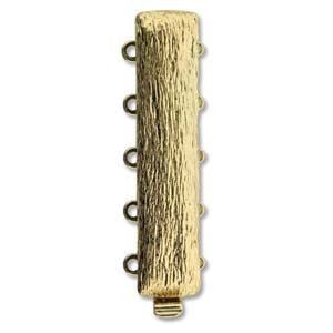5 Strand Clasp Gold