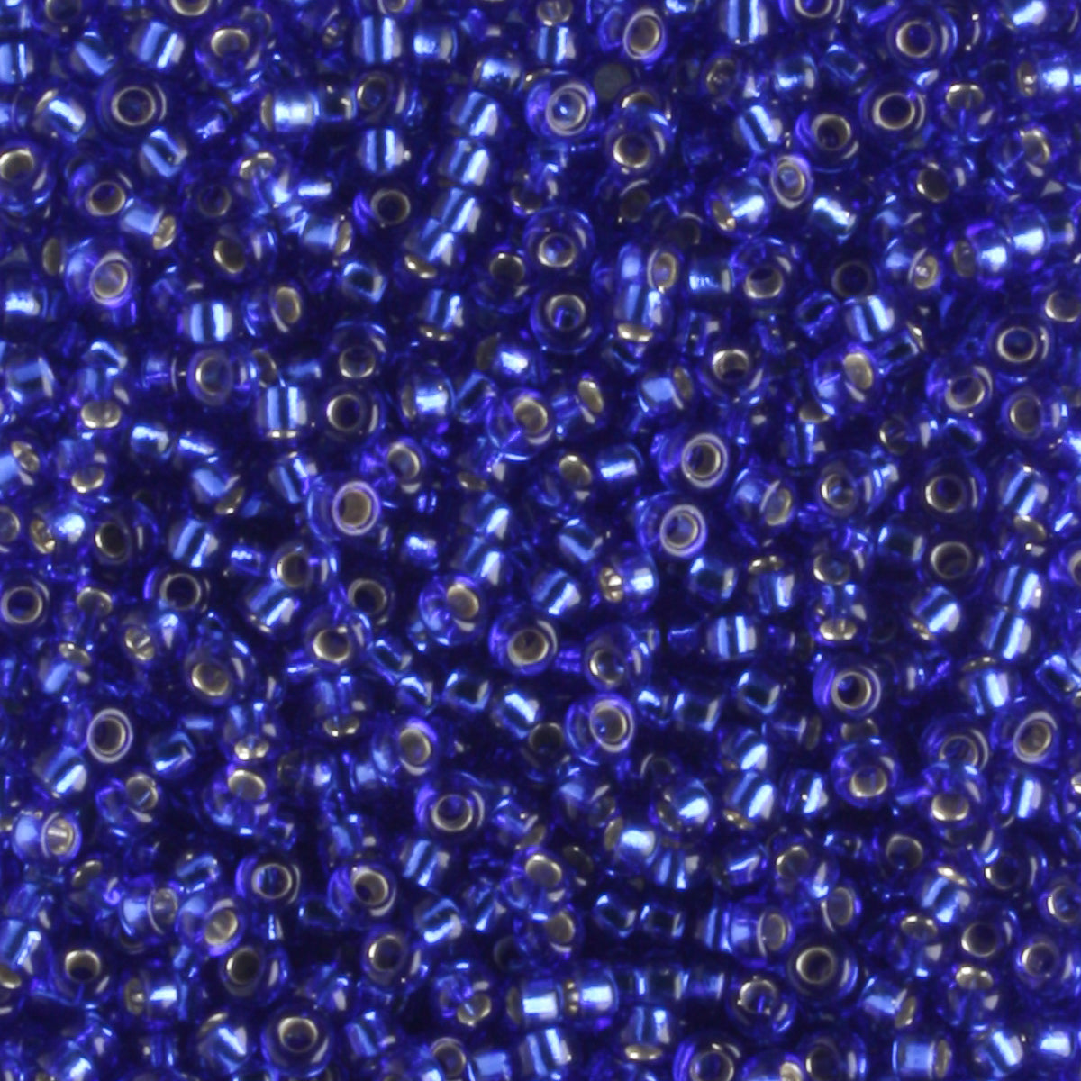 15-0020 Silver Lined Transparent Cobalt
