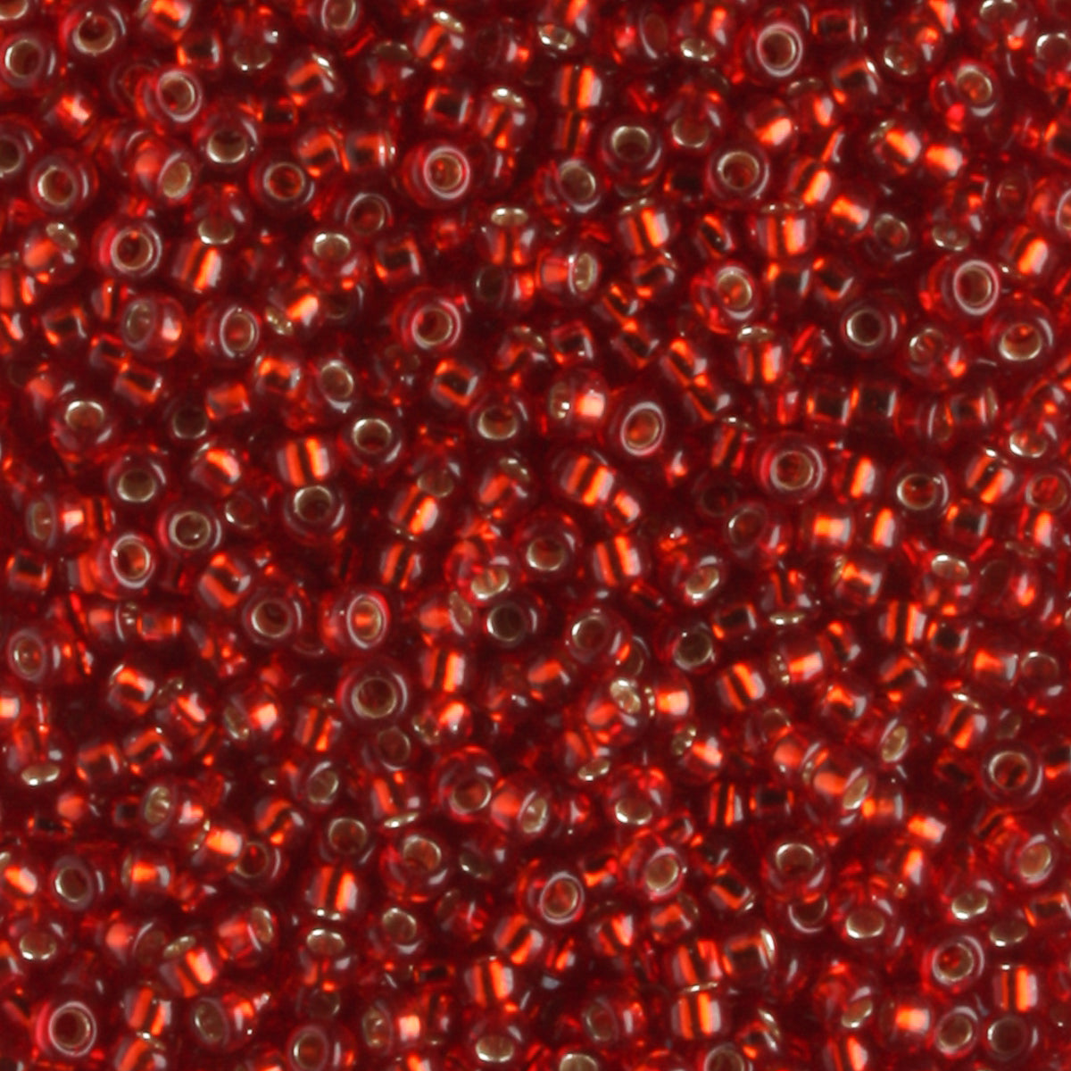15-0011 Transparent Silver Lined Garnet Red