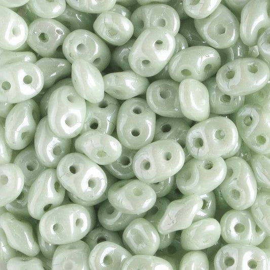 Superduo Chalk Green Luster