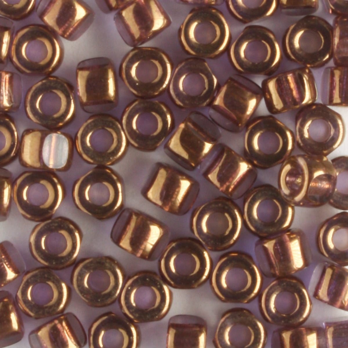 6/0 3-Cut Crystal Gold Bronze - 10 grams