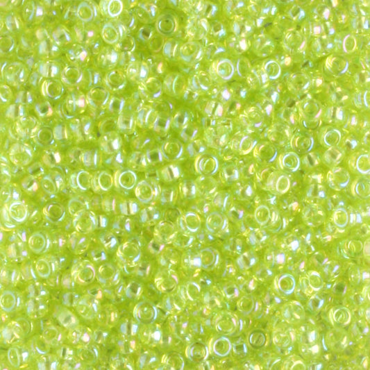 15-0258 Transparent Rainbow Peridot Green