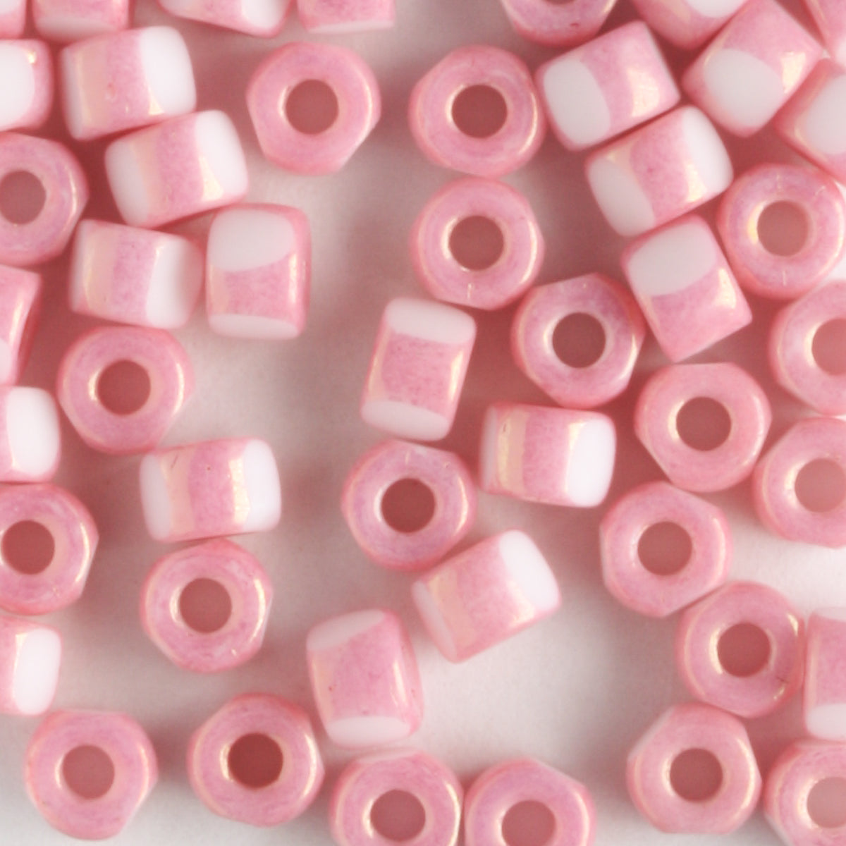 6/0 3-Cut Chalk Red Luster - 10 grams
