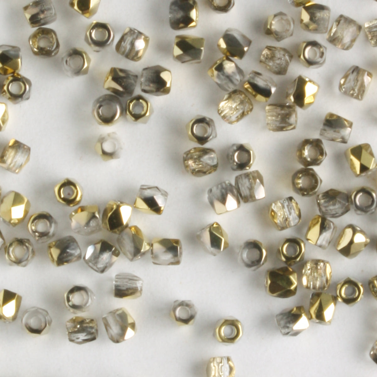 True 2mm Round Fire Polish Crystal Amber