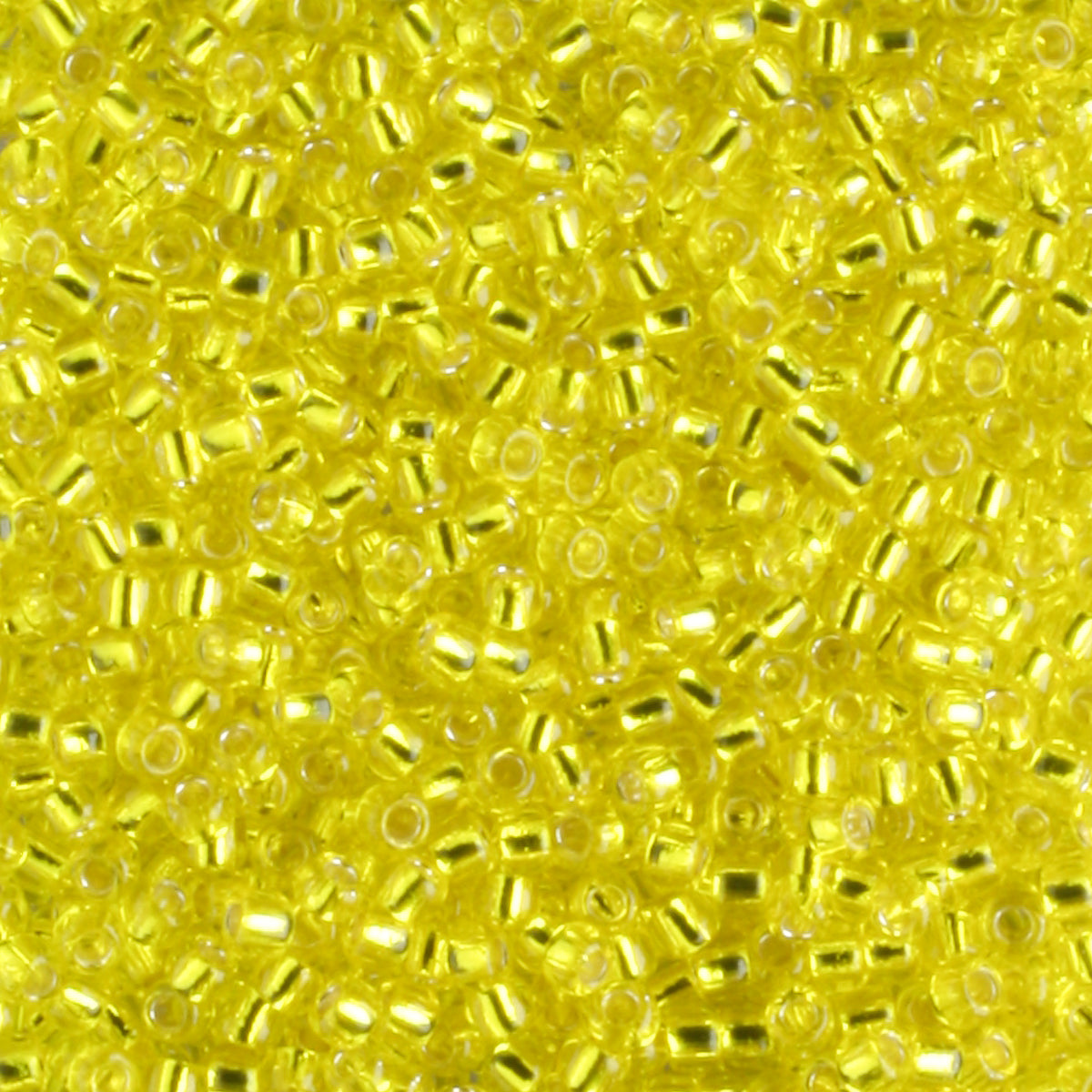 15/0 Silver Lined Lemon - 5 grams