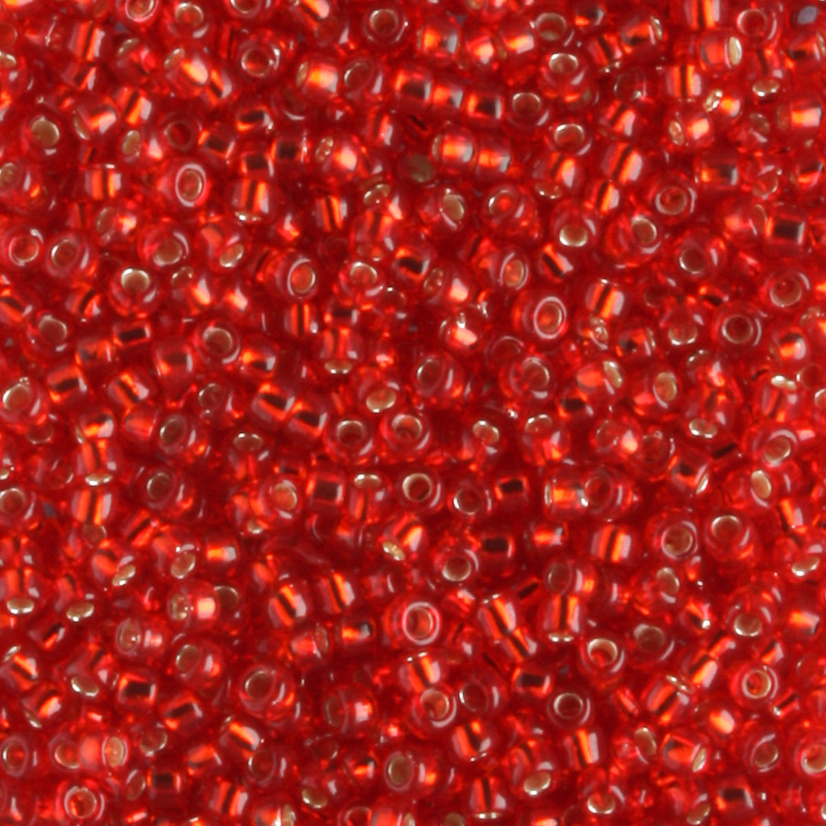 15/0 Silver Lined Ruby - 5 grams