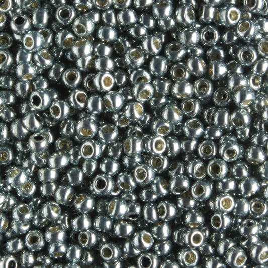 11/0 PermaFinish Galvanized Blue Slate - 10 grams