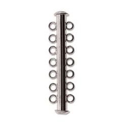 7 Strand Clasp - Silver