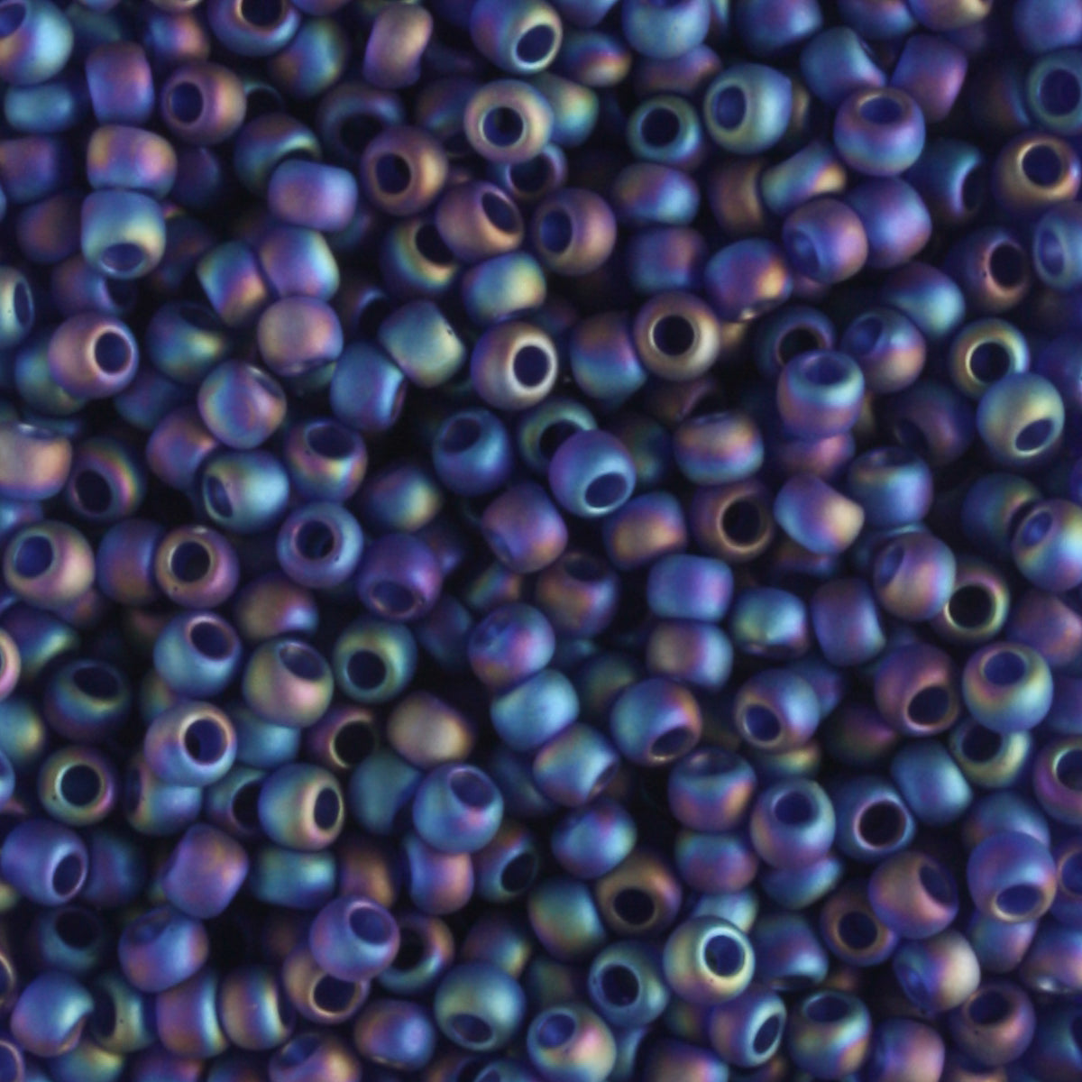 11/0 Transparent Frosted Cobalt - 10 grams