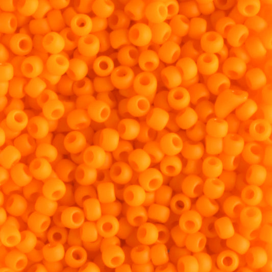 11/0 Opaque Frosted Cantaloupe - 10 grams