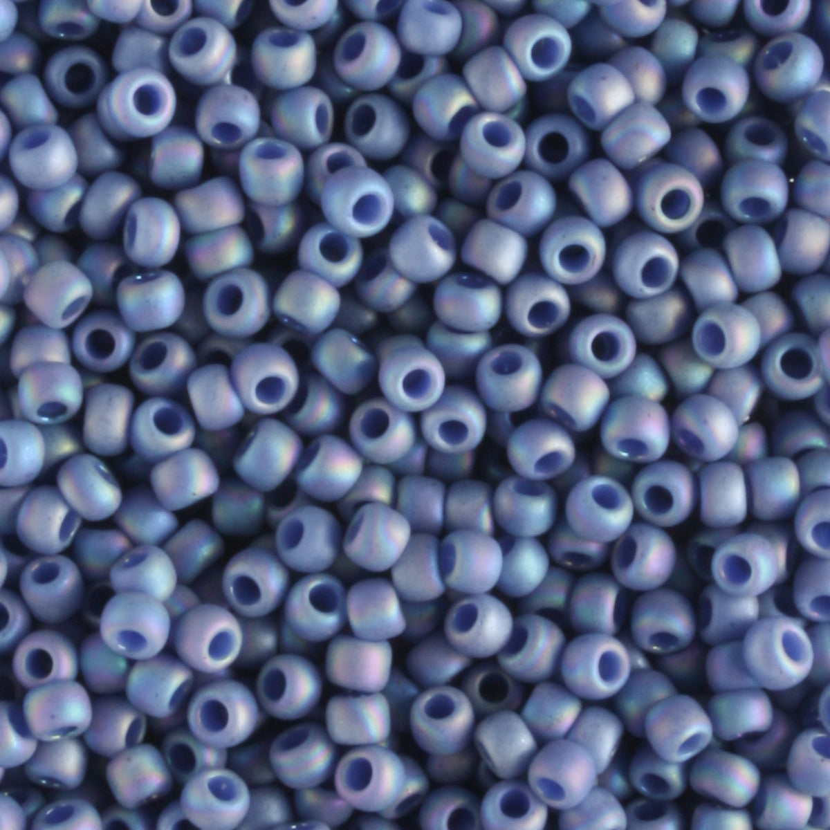 11/0 Semi Glazed Rainbow Soft Blue - 10 grams