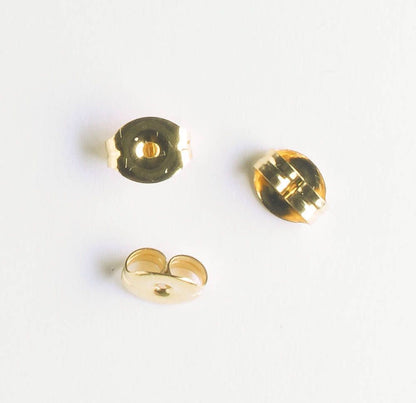Earring Back - Gold, Pairs