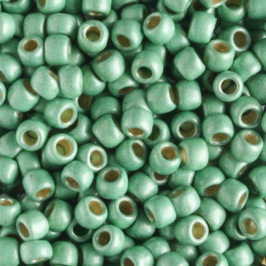 8/0 PermaFinish Galvanized Frosted Mint Green - 10 grams