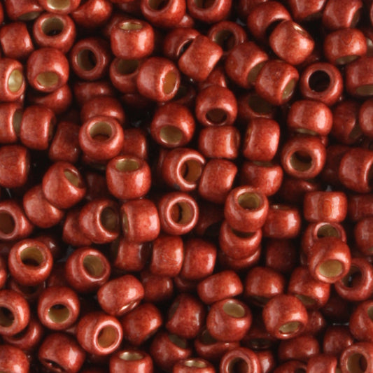 8/0 PermaFinish Galvanized Matte Brick Red - 10 grams