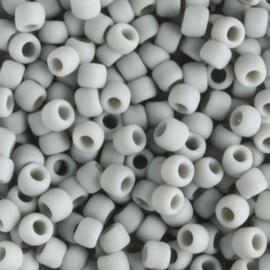 8/0 Opaque Frosted Gray - 10 grams