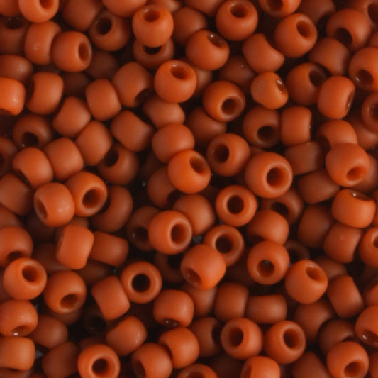 8/0 Opaque Frosted Terra Cotta - 10 grams