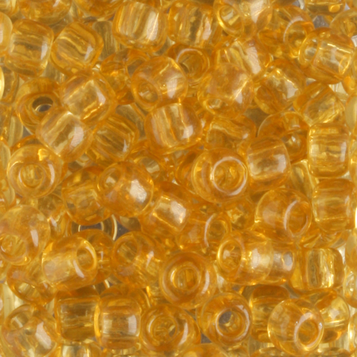 6/0 Transparent Light Topaz - 10 grams