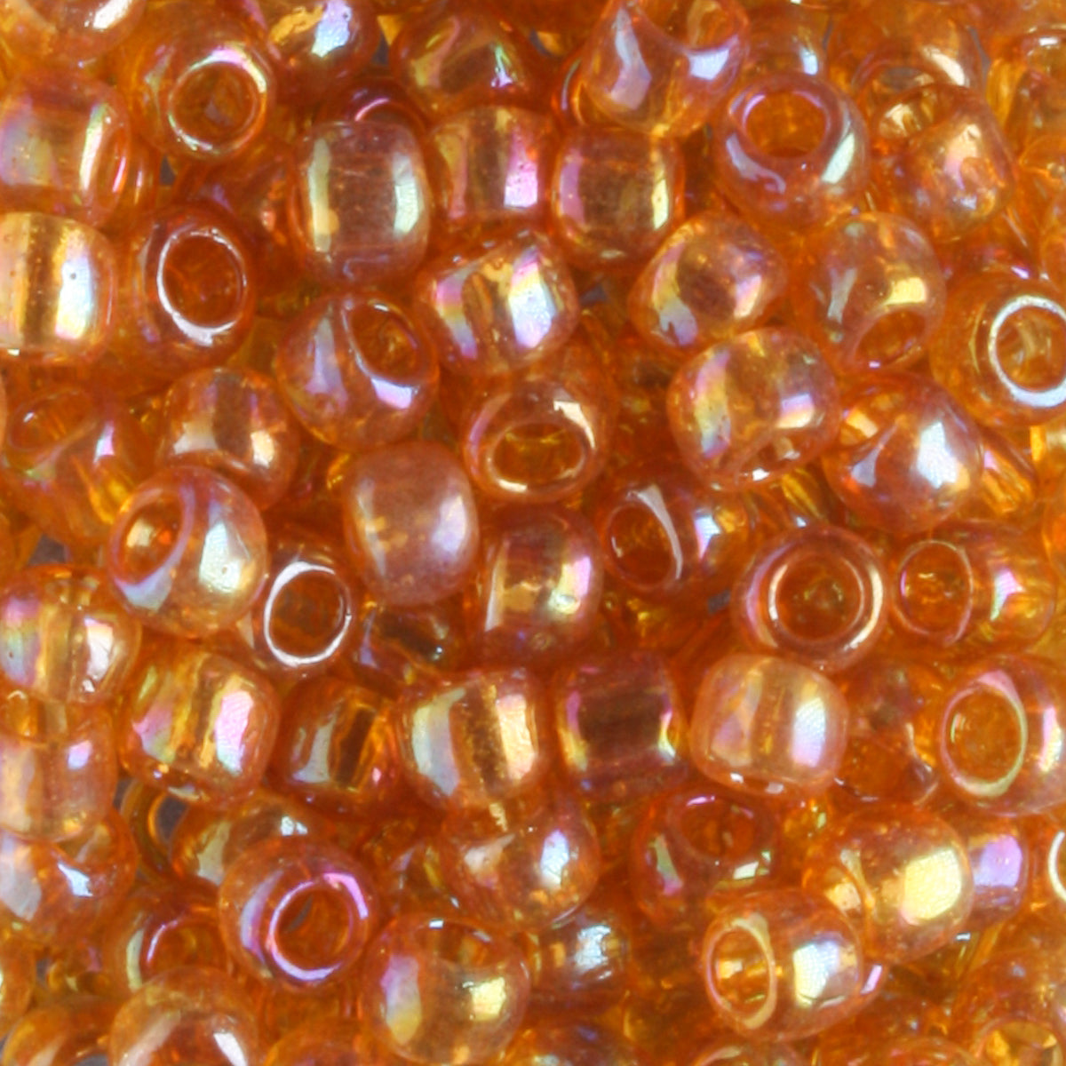 6/0 Transparent Rainbow Topaz - 10 grams