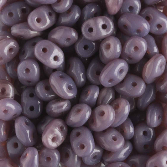 Superduo Milky Amethyst