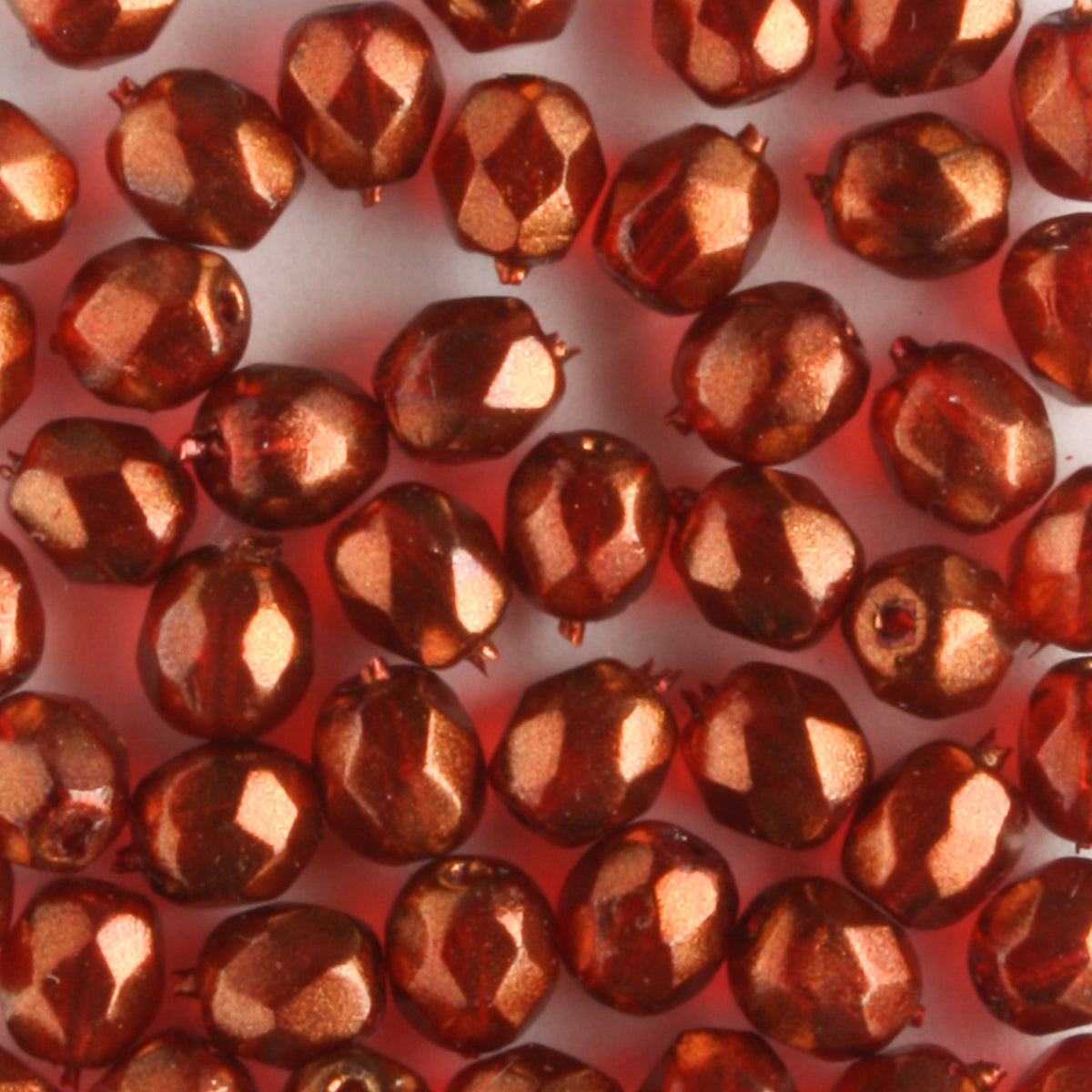 4mm Round Fire Polish Halo Cardinal