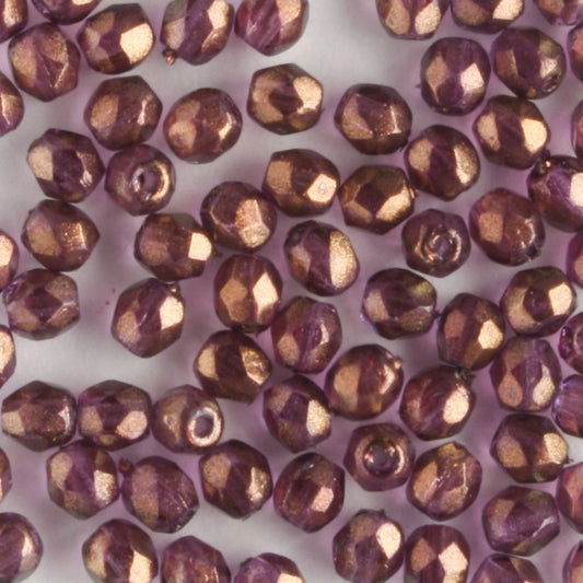 3mm Round Fire Polish Halo Regal