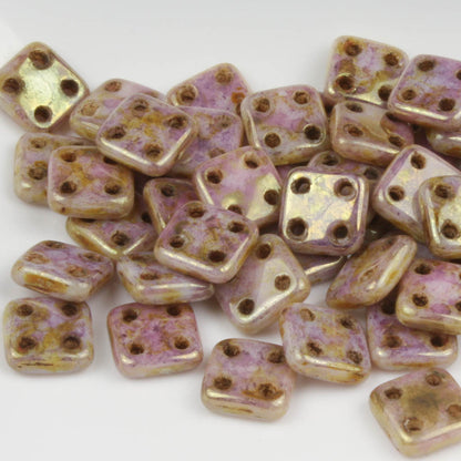 QuadraTile Luster Opaque Gold Smokey Topaz - 10 grams