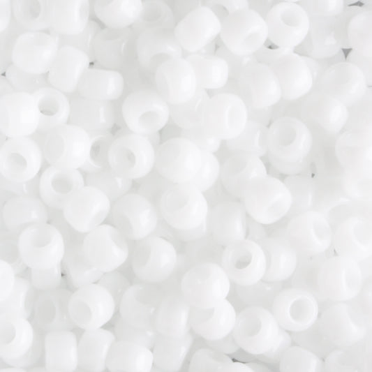 8/0 Opaque White - 10 grams