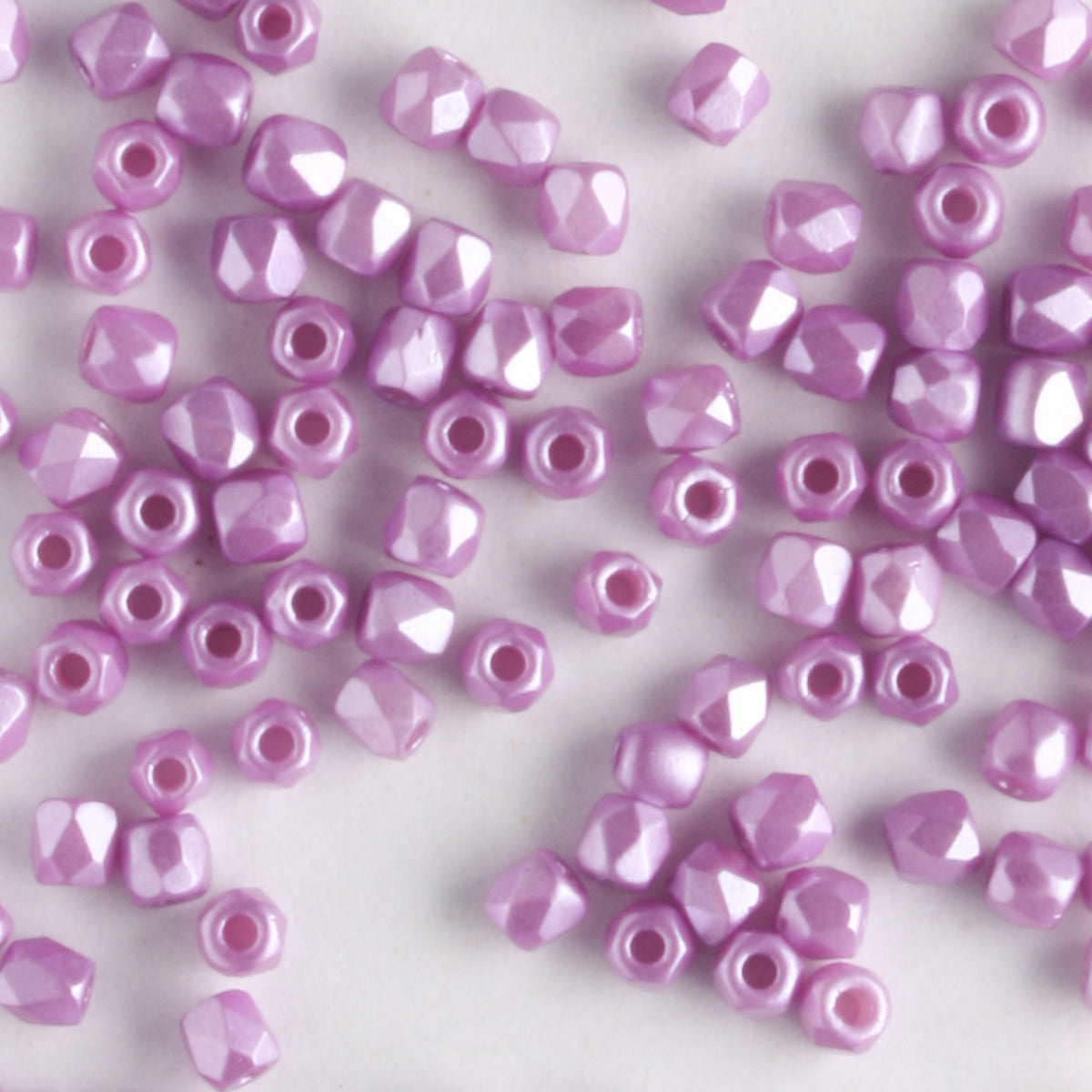 True 2mm Round Fire Polish Pastel Lilac