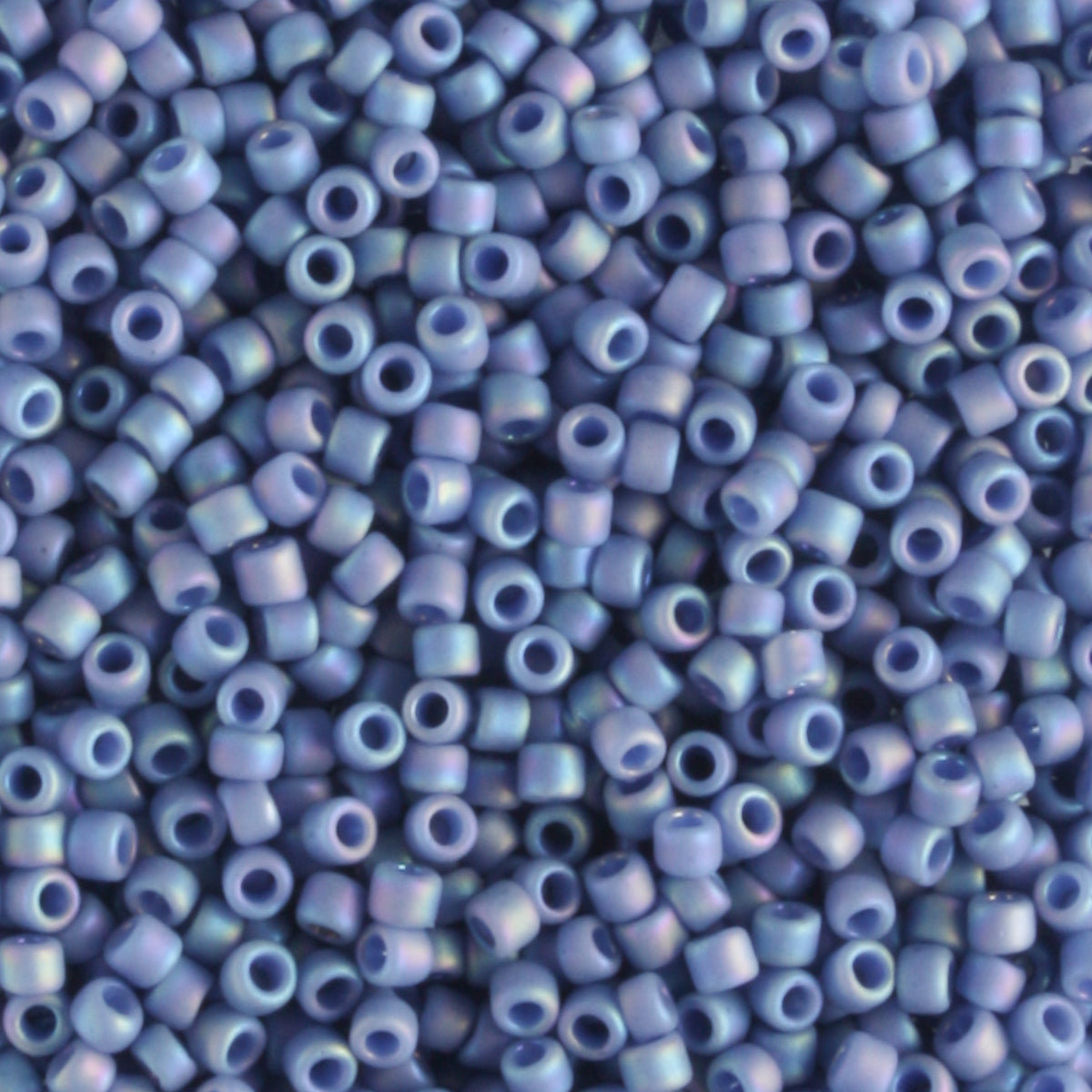 15/0 Semi Glazed Rainbow Soft Blue - 5 grams