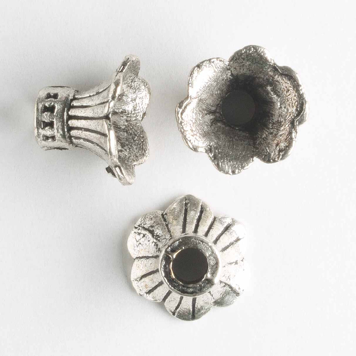 Cone, Silver - qty 10