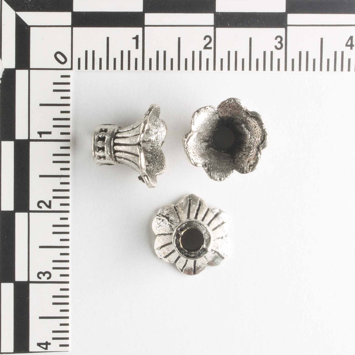 Cone, Silver - qty 10