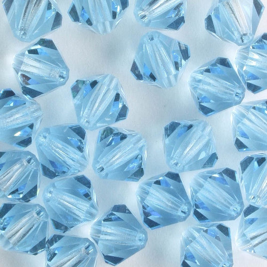 6mm Bicone Aquamarine