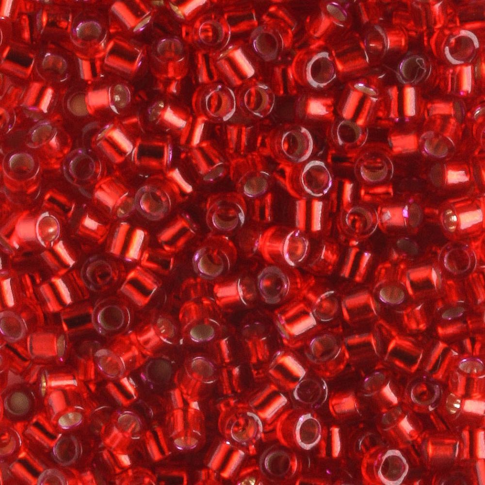 DBM0602 Silver Lined Christmas Red