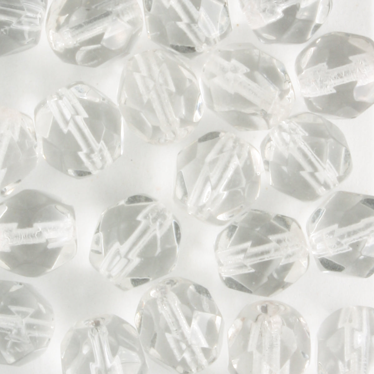 6mm Round Fire Polish Clear