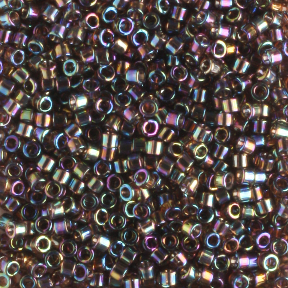 DB0180 Transparent Rainbow Silver Brown