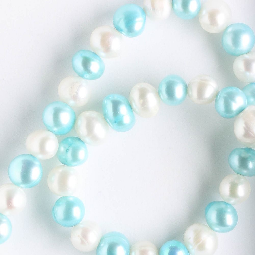 Freshwater Pearls - Dyed - 8" strand