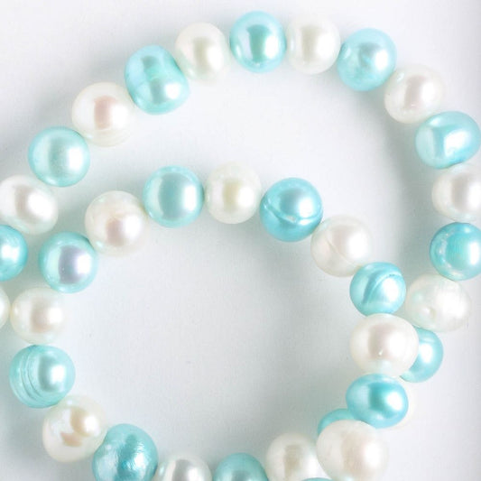 Freshwater Pearls - Dyed - 8" strand