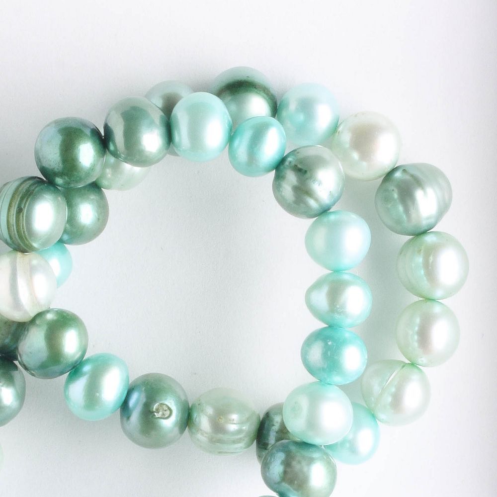 Freshwater Pearls - Dyed - 8" strand