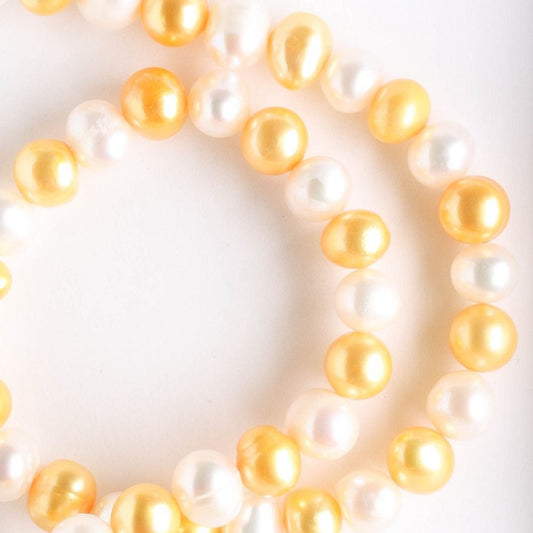 Freshwater Pearls - Dyed - 8" strand