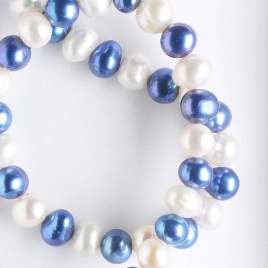 Freshwater Pearls - Dyed - 8" strand
