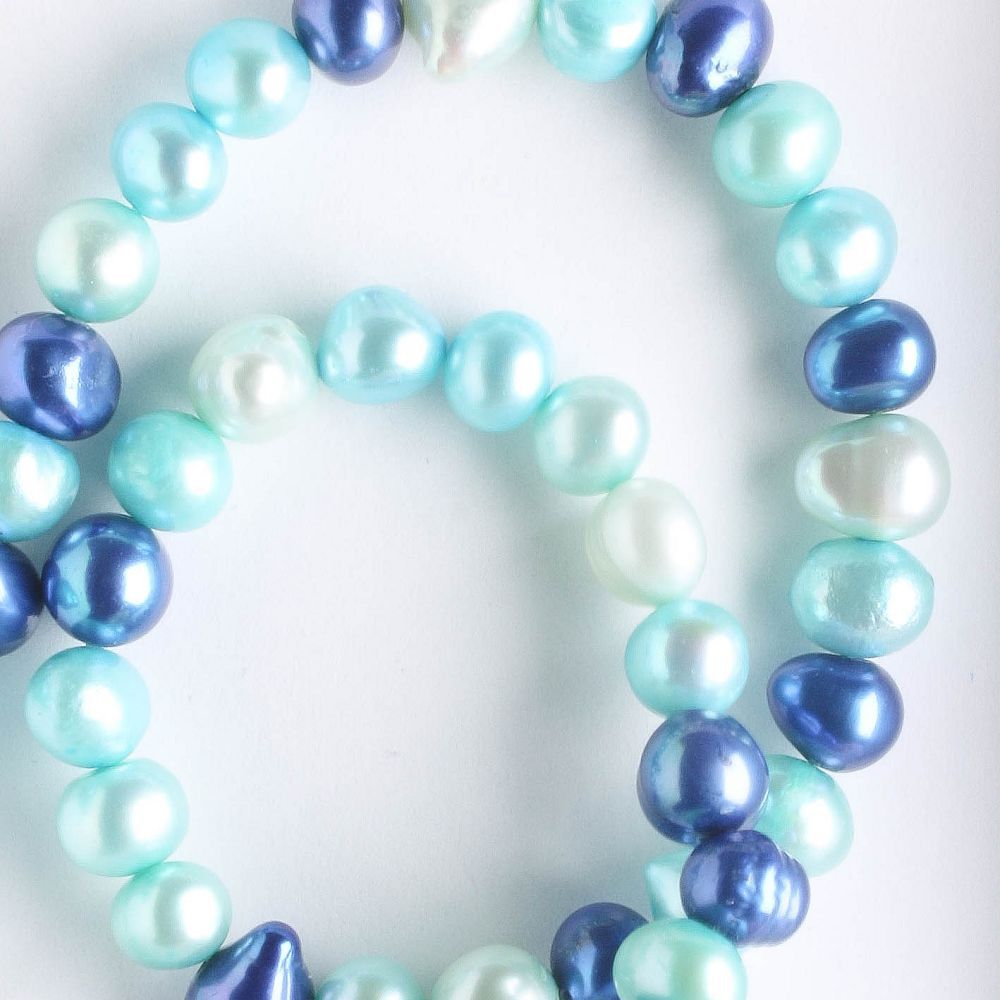 Freshwater Pearls - Dyed - 8" strand