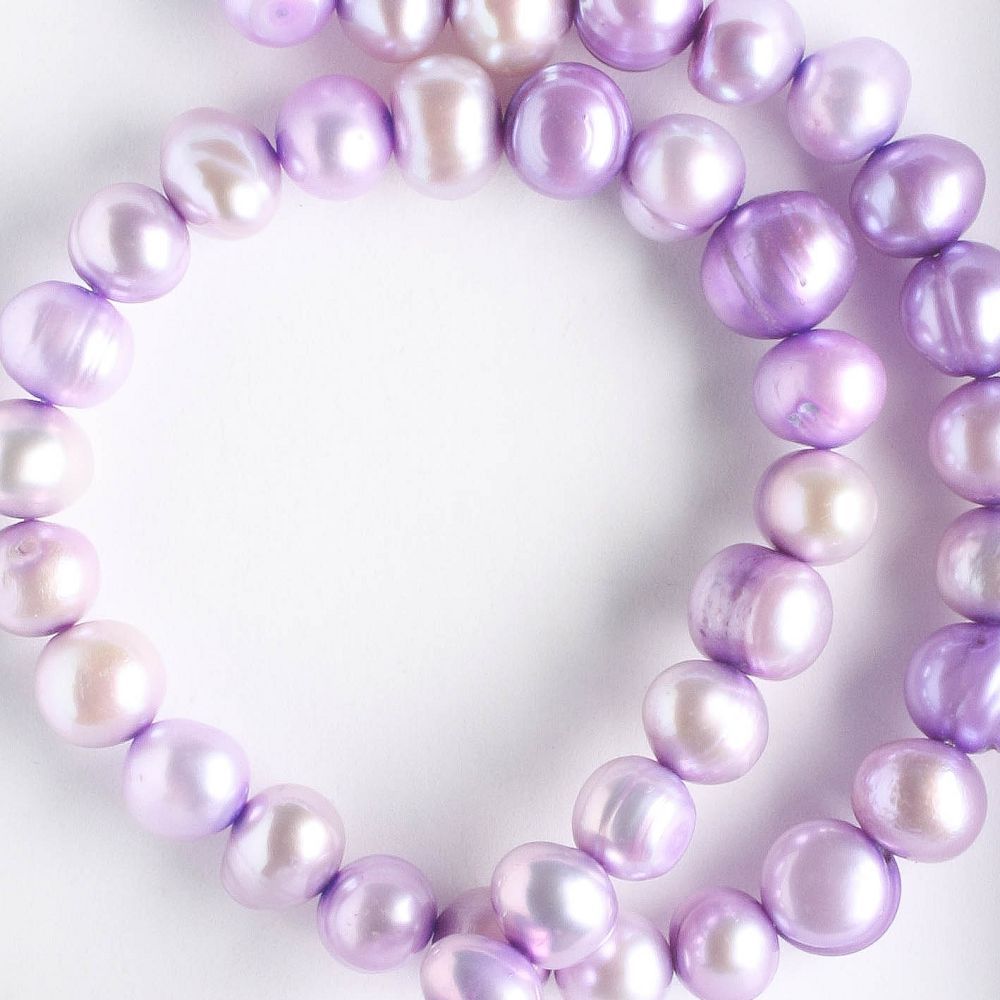 Freshwater Pearls - Dyed - 8" strand