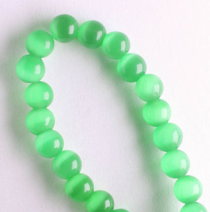 6mm Cat's Eye Glass - 8" strand
