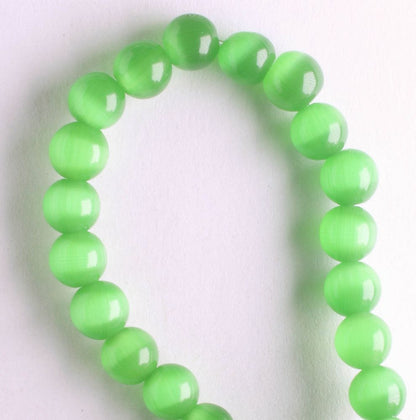 6mm Cat's Eye Glass - 8" strand