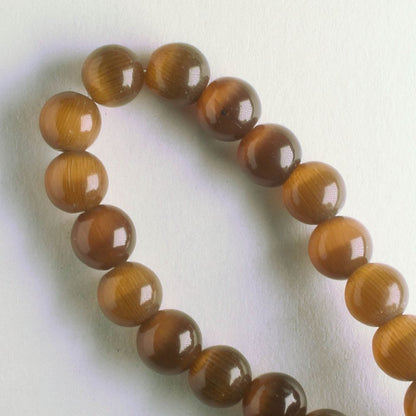 6mm Cat's Eye Glass - 8" strand