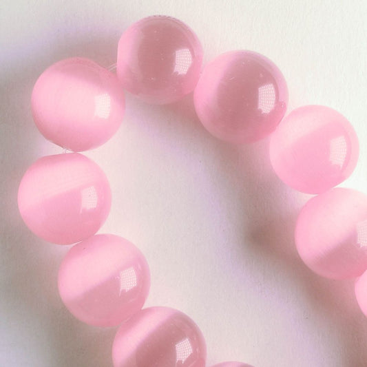 10mm Cat's Eye Glass - 8" strand