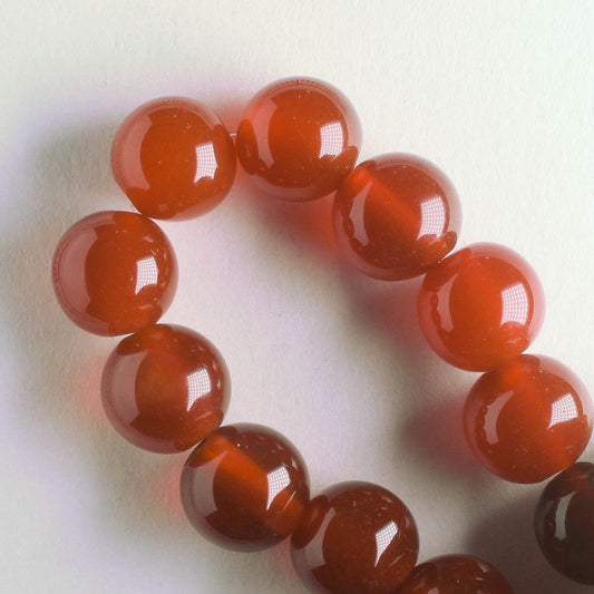 Red Agate - 8" strand