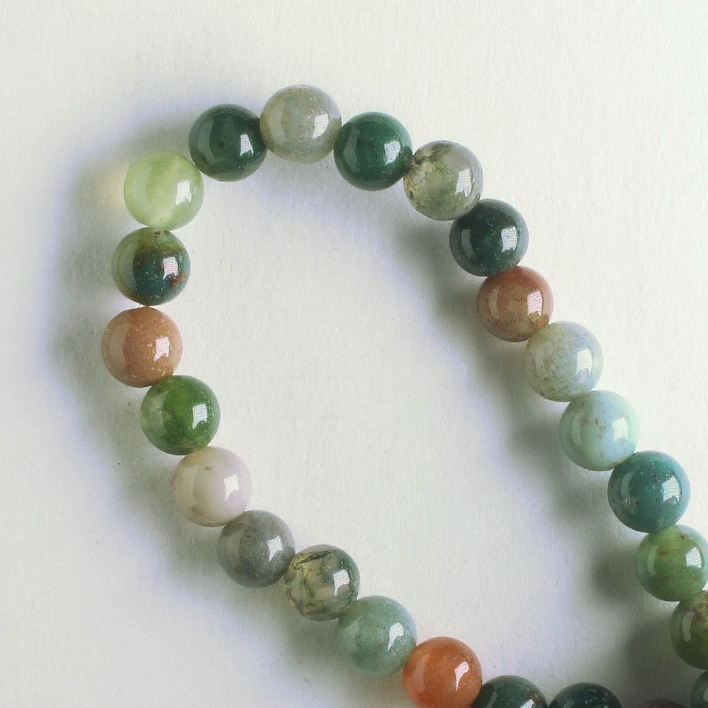 Fancy Jasper - 8" strand