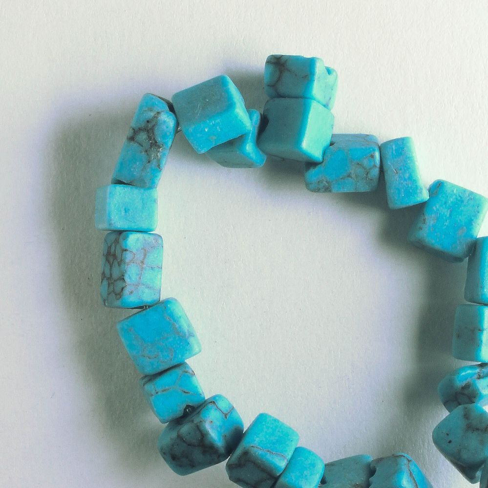 Imitation Turquoise - 8" strand