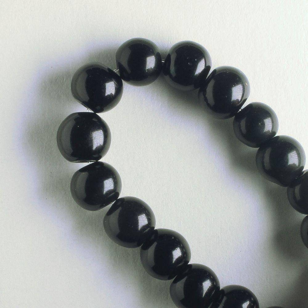 Black Obsidian - 8" strand